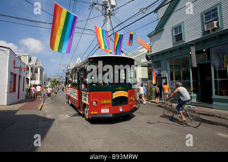 VS CAPE COD PROVINCETOWN Mainstreet Foto GERRIT DE HEUS Stockfoto