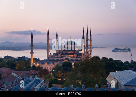 Die blaue Moschee Sultan Ahmet Moschee blaue Moschee 1609 1616 Stadtteil Sultanahmet Istanbul Türkei Stockfoto