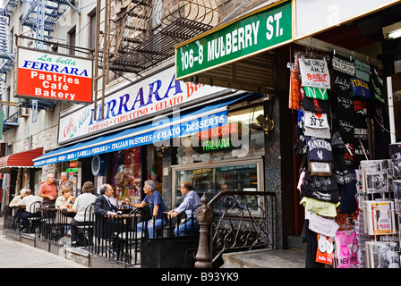 Mulberry Street wenig Italien New York City New York USA Stockfoto