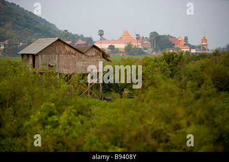 Fotografiert in Phnom Penh Kambodscha in der Nähe von Port auf dem Tonle Sap Fluss Stockfoto