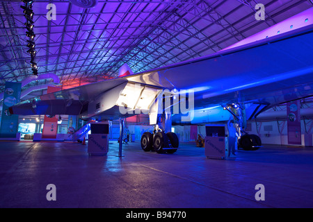 Concorde G-BOAE auf Barbados Concorde Experience, "Grantley Adams International Airport" Stockfoto