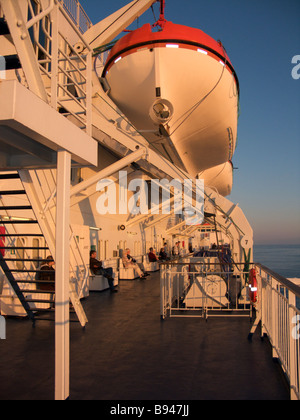 Oscar Wilde Autofähre Rettungsboote Stockfoto