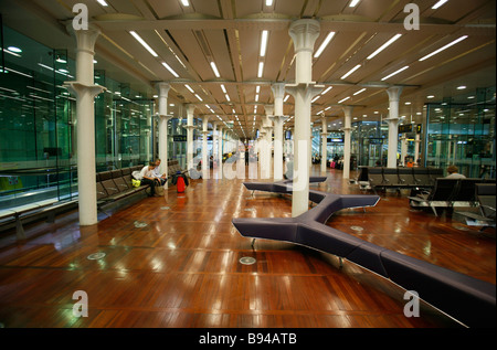 Eurostar-Wartehalle in St Pancras London in England Stockfoto