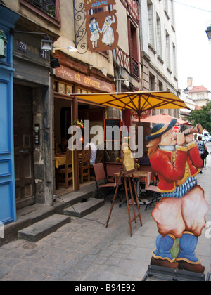 Eine Boulangerie Shop Konditorei Kaffee in Frankreich Stockfoto