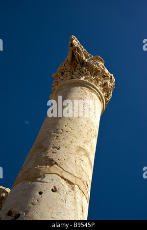 Korinthischen Design Marmor Kolonnade Palladius Street in alten römisch-Byzantinisch Periode City Skythopolis Stockfoto