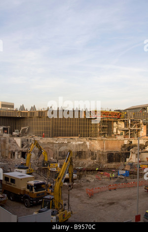 Der Shard Wolkenkratzer Bau - London Bridge Stockfoto