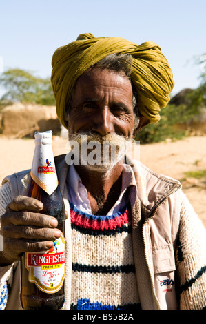 Kingfisher Bier-der Stolz von Indien. Stockfoto