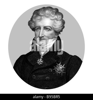 Georges Cuvier 1769 1832 französischer Naturforscher Zoologe Staatsmann Stockfoto