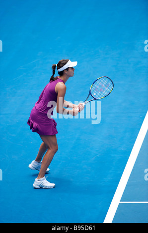 Adidas Tennisspielerin Ana Ivanovic Serbien während der Australian Open Grand Slam 2009 in Melbourne Stockfoto