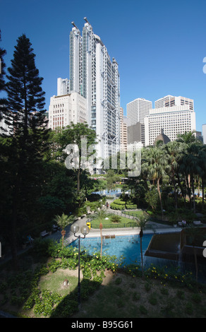 HSBC-Gebäude von Chater Garden, Admiralität, Hong Kong Stockfoto