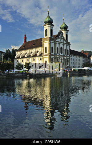 Jesuitenkirche, Luzern, Schweiz Stockfoto