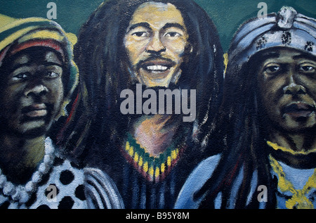 WEST INDIES Karibik Jamaika Kingston Bob Marley Museum Wandbild. Stockfoto