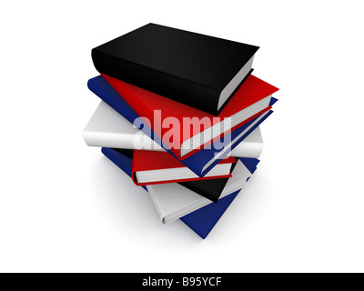 Turm der Bücher Stockfoto