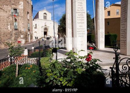 Frankreich, Alpes Martimes, Grasse, Rue des Moulinets, in der Nähe von Place Aux Aires, im oberen Teil des historischen Zentrums Stockfoto