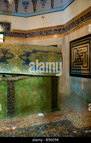 Kenotaph von Sarah an Ibrahim Moschee, der Höhle von Machpela auch genannt Grab der Ahnen oder Höhle der Patriarchen in Hebron im Westjordanland Stockfoto