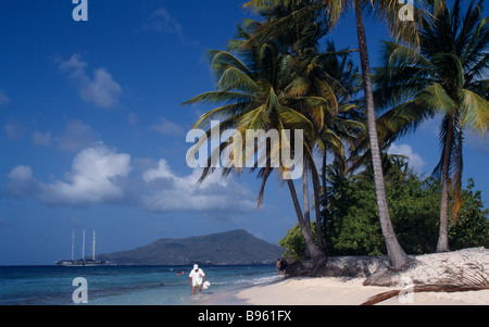 WEST INDIES Grenadinen Carriacou Insel Stockfoto