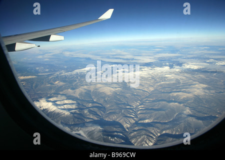 Mongolei, gesehen aus der Luft Altai-Gebirge Stockfoto