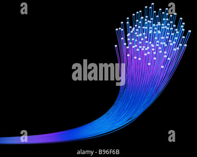 Glasfaser Stockfoto