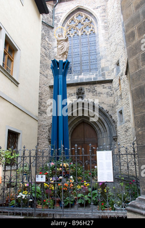 Alten Begräbnisstätte in Prag Tschechische Republik. Stockfoto