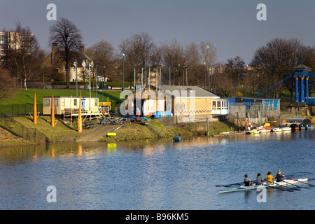 Glasgow Humane Society Base auf Glasgow Green. Stockfoto