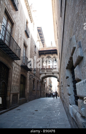 Palau De La Generalitat, Barri Gotic Barcelona Spanien Stockfoto