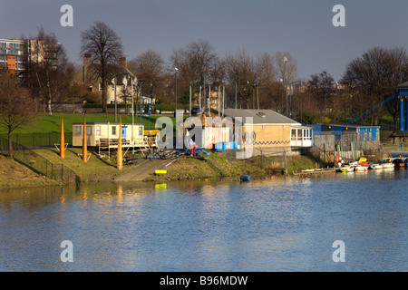 Glasgow Humane Society Base auf Glasgow Green. Stockfoto