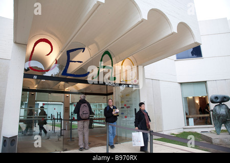 Fundacio Joan Miro, Montjuic, Barcelona Spanien Stockfoto