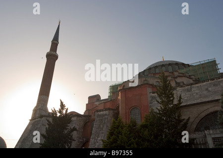 Hagia Sophia eröffnet durch den byzantinischen Kaiser Justinian in AD-537-Istanbul-Türkei Stockfoto