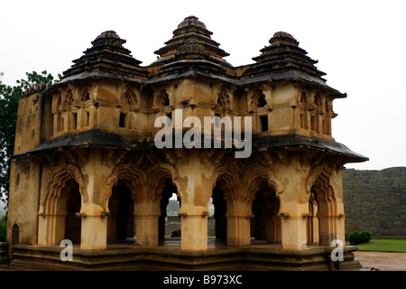 Lotus Mahal, Hampi, Indien, Sommer Palast der Königin Stockfoto