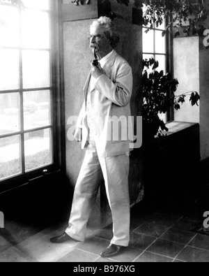 MARK TWAIN amerikanischer Autor 1835 bis 1910 Stockfoto