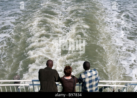 West-Afrika Senegal Casamance Fähre von Ziguinchor nach Dakar am Fluss casamance Stockfoto