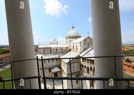 Italien, Toskana, Pisa, Blick vom Schiefen Turm Stockfoto