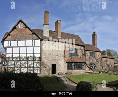 England die Midlands Warwickshire Stratford am Avon Stadtzentrum Nash s Haus und die Website für die neue Ort Stratford-upon-Avon Stockfoto