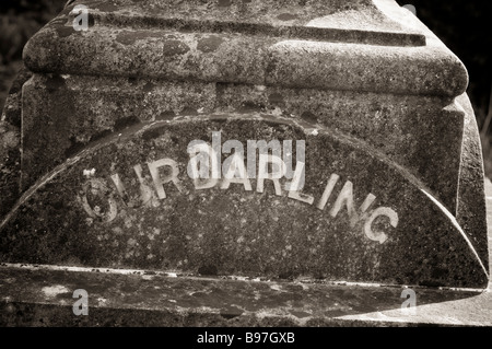 Blick auf Southampton alten Friedhof befindet sich in der gemeinsamen in Southampton, Hampshire, England Stockfoto