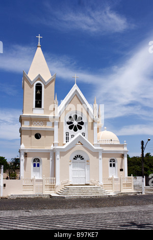 Kirche São Bõaventura Canavieiras Bahia Brasilien Südamerika Stockfoto