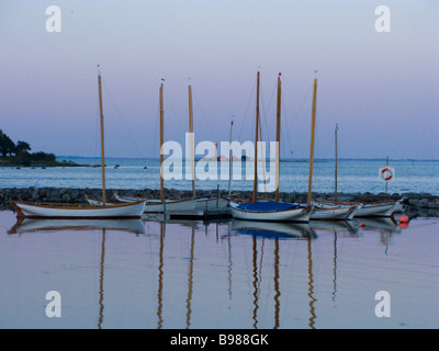 Bootshafen in Bervara, Schweden Stockfoto