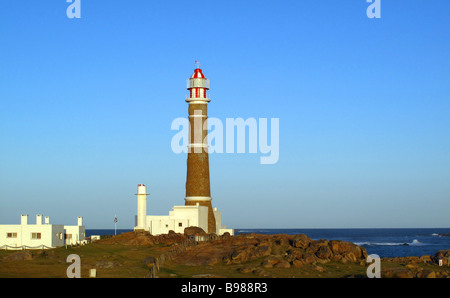 Der Leuchtturm von Cabo Polonio, Uruguay, Südamerika. Stockfoto