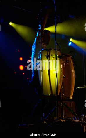 Basement Jaxx Höchstleistungen live Bestival. Isle Of Wight. UK Stockfoto