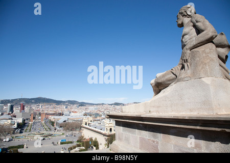 Placa d ' Espanya Barcelona Spanien Stockfoto