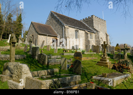 Kirche in Bramber West sussex Stockfoto