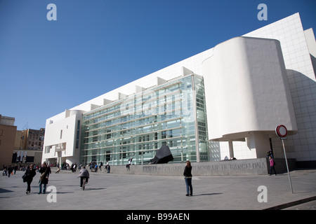 Museu d ' Art Contemporani de Barcelona, Spanien Stockfoto