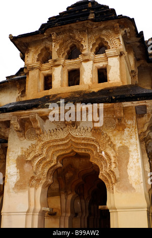 Nahaufnahme von Lotus Mahal, Hampi, Indien, Sommer Palast der Königin Stockfoto