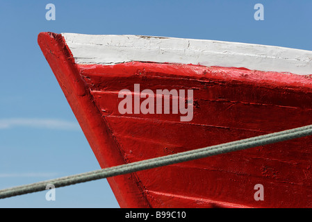 Bug des Bootes, extreme Nahaufnahme Stockfoto