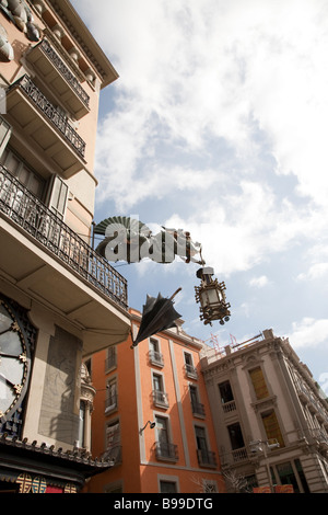 Placa De La Boqueria, Barcelona, Spanien Stockfoto