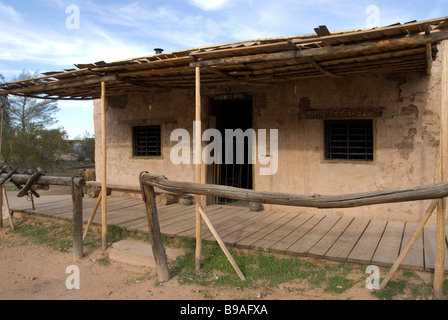 Stock Foto von Pioneer Living History Village Sheffiff s Büro Stockfoto