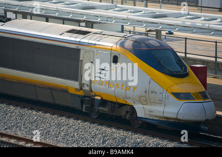 High-Speed-Eurostar Zug-Lokomotive-England Stockfoto