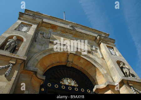 Blenheim Palace Haupttor. Stockfoto