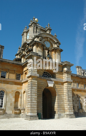 Blenheim Palace Haupttor. Stockfoto