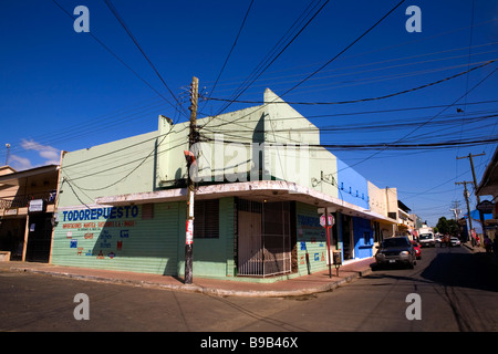 Eine Straßenecke in León, Nicaragua. Stockfoto