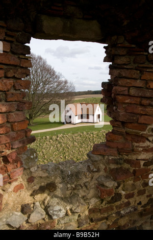 Besucher Zentrum Castle Rising Kings Lynn Norfolk East Anglia England Großbritannien Stockfoto